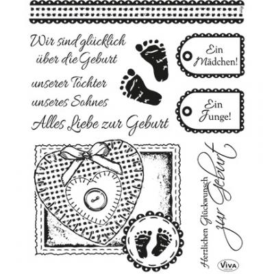 Viva Decor Clear Stamps - Geburt